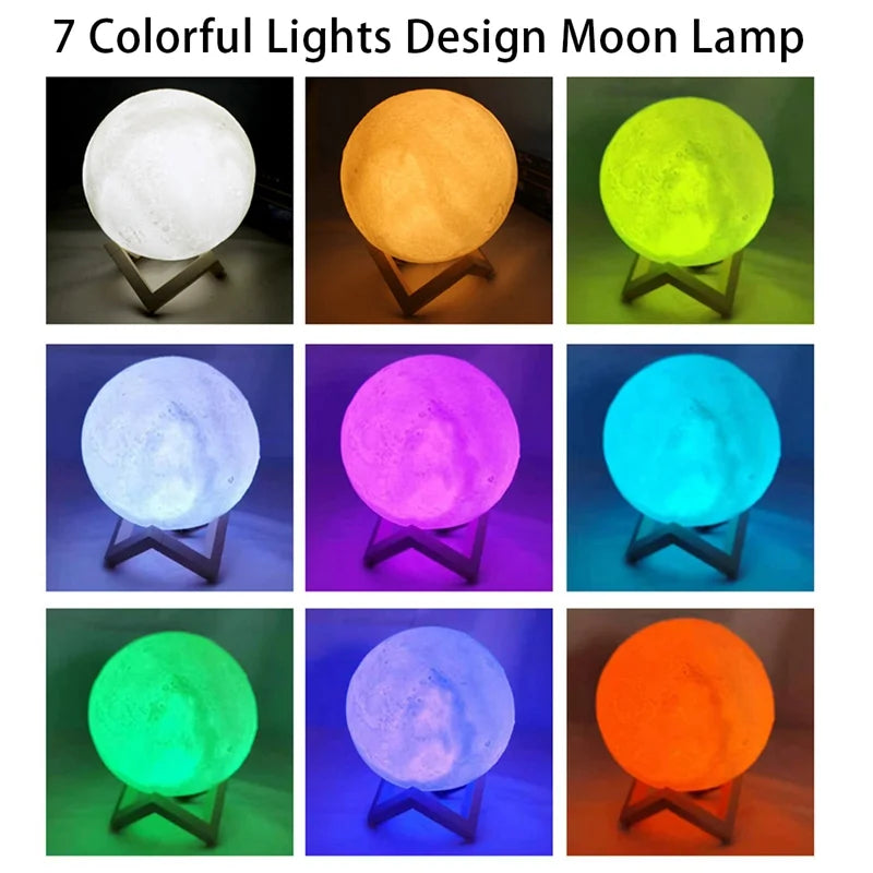 LunaGlow – Mini Moon LED Night Light