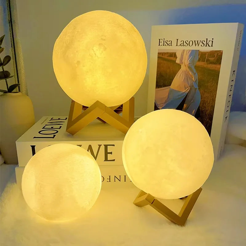 LunaGlow – Mini Moon LED Night Light
