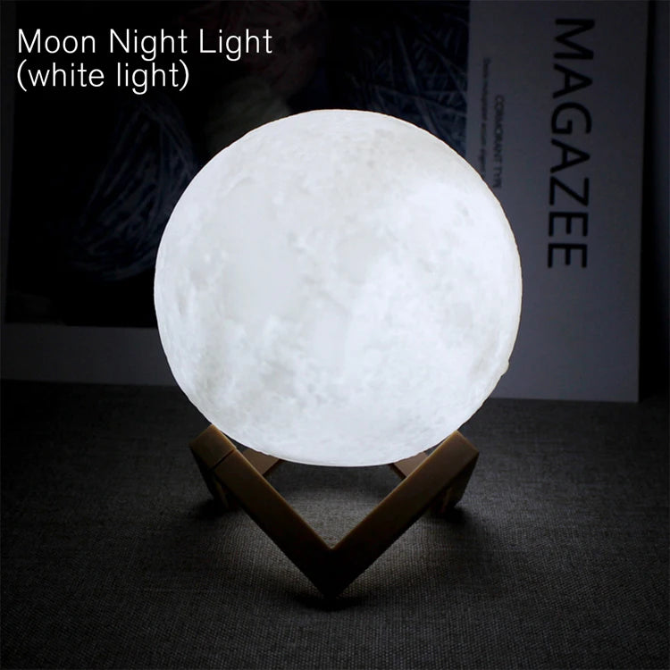 LunaGlow – Mini Moon LED Night Light