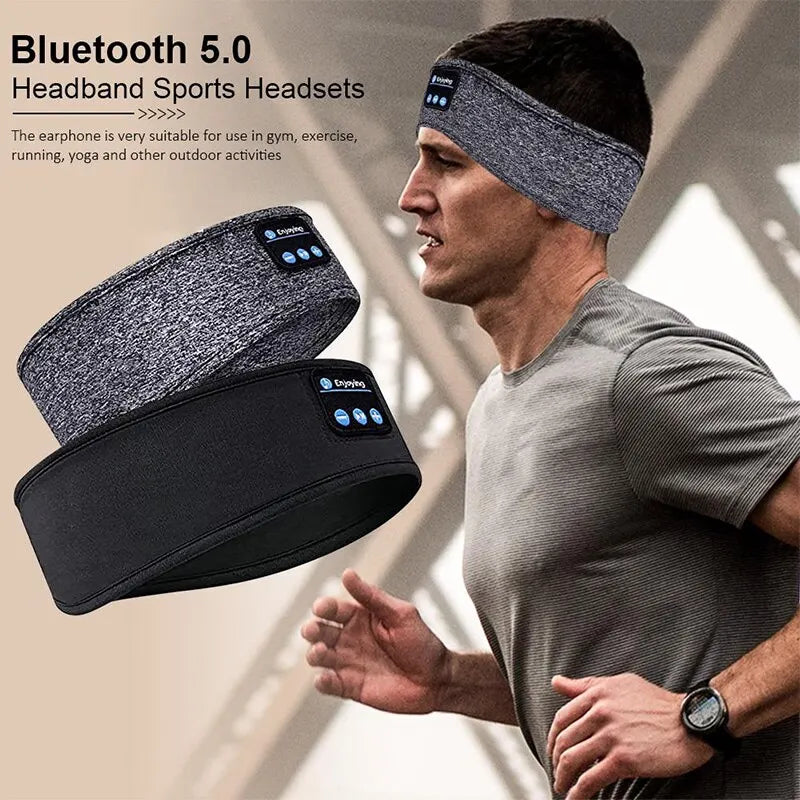 SilentBeats – Wireless Bluetooth 5.0 Headband Headphones with Active Noise Cancellation