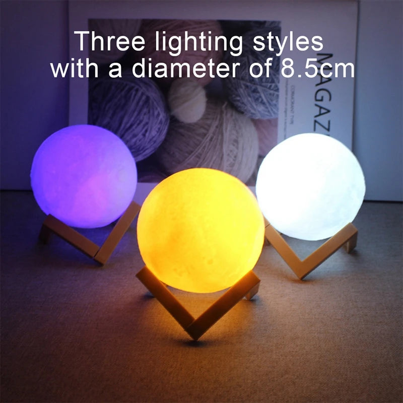 LunaGlow – Mini Moon LED Night Light