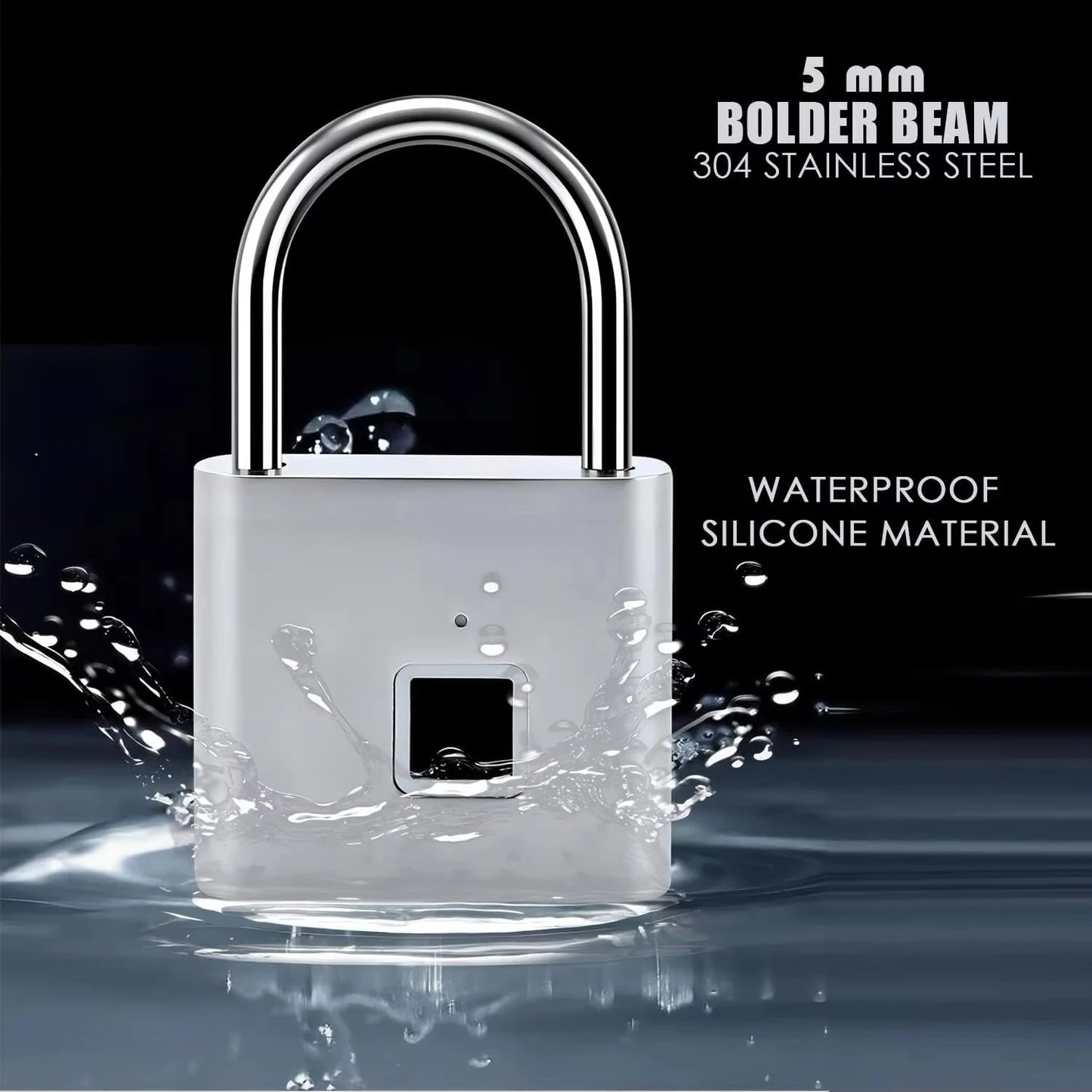 LockGuard P2 – Smart Fingerprint Padlock for Secure Everyday Use