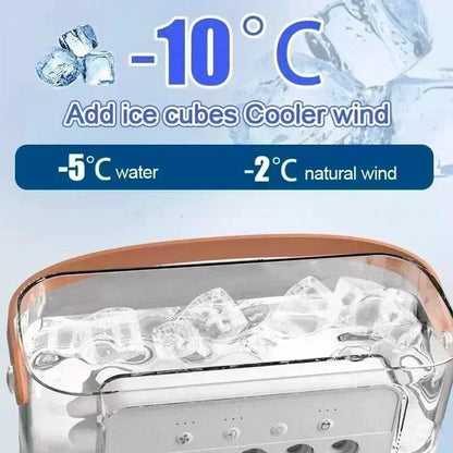 IceBreeze – Personal Mini Evaporative Air Cooler &amp; Humidifier with 7 LED Colors | Rechargeable &amp; Portable&nbsp;