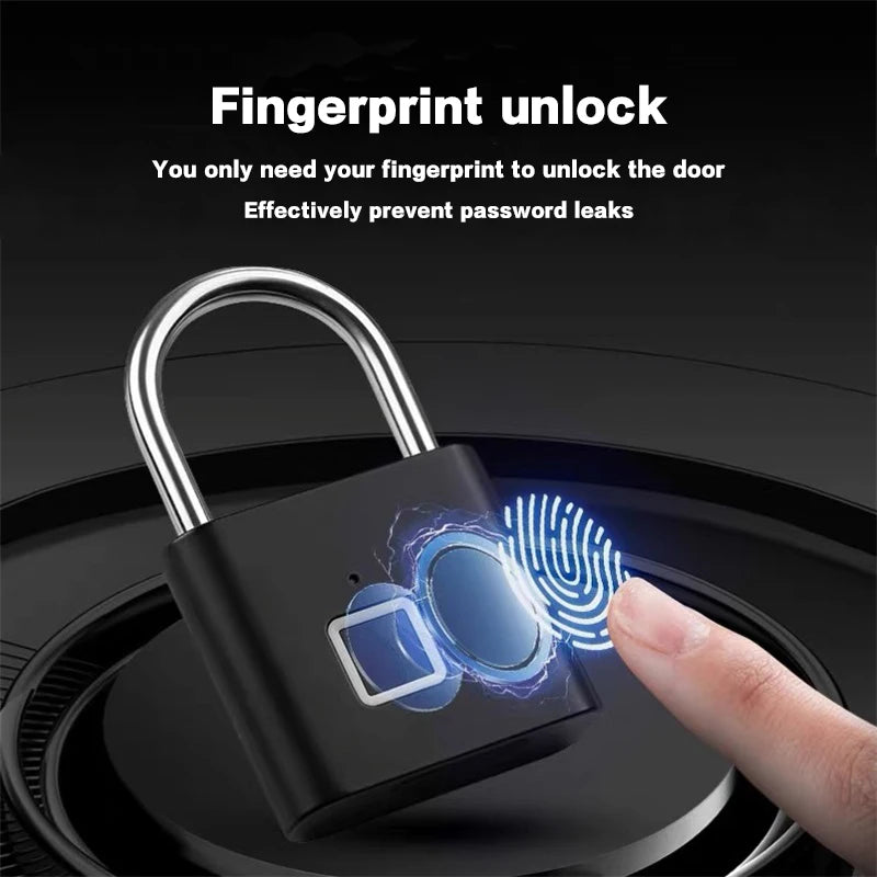 LockGuard P2 – Smart Fingerprint Padlock for Secure Everyday Use