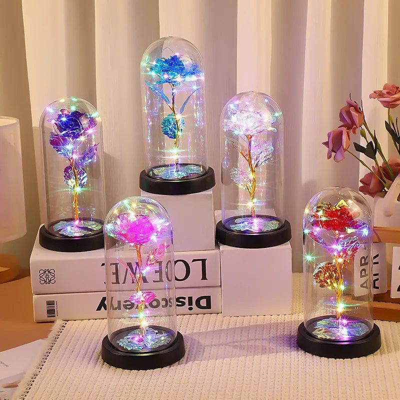 The Flower of Love – LED Light-Up Rose for Romantic &amp; Elegant Decor