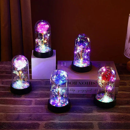 The Flower of Love – LED Light-Up Rose for Romantic &amp; Elegant Decor