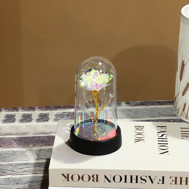 The Flower of Love – LED Light-Up Rose for Romantic &amp; Elegant Decor