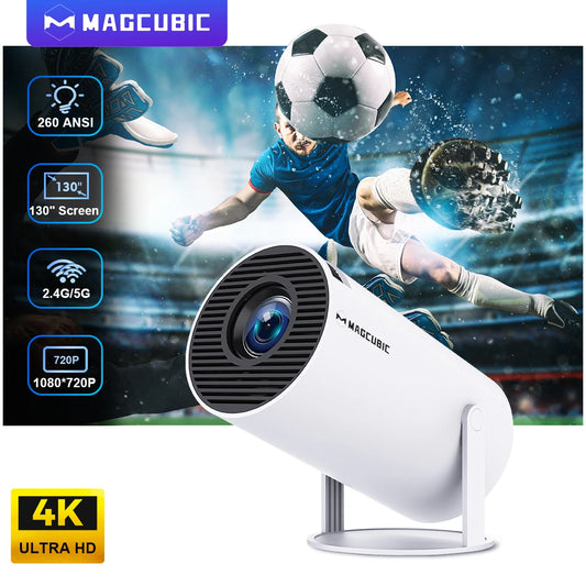 LumaCast A7 – Smart Android Projector with 260 ANSI Lumens and WiFi 6