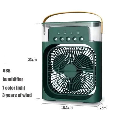 IceBreeze – Personal Mini Evaporative Air Cooler &amp; Humidifier with 7 LED Colors | Rechargeable &amp; Portable&nbsp;