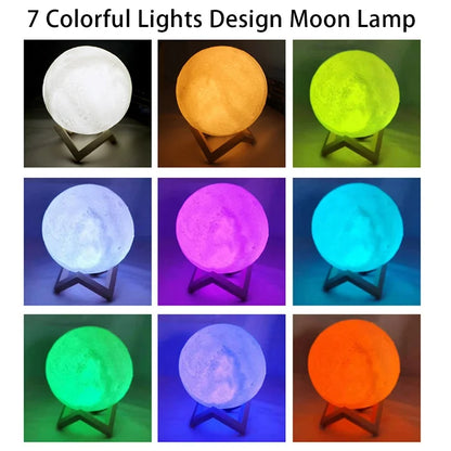 LunaGlow – Mini Moon LED Night Light