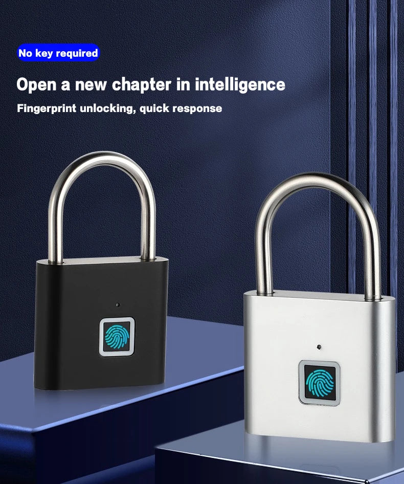 LockGuard P2 – Smart Fingerprint Padlock for Secure Everyday Use