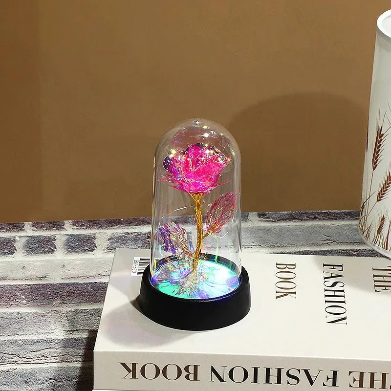 The Flower of Love – LED Light-Up Rose for Romantic &amp; Elegant Decor