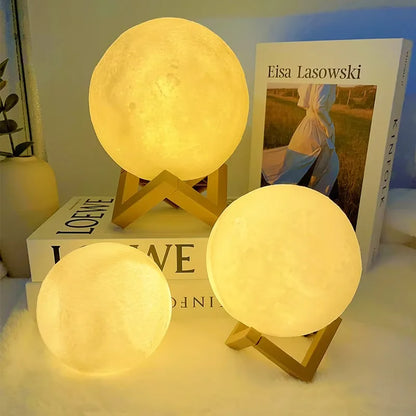 LunaGlow – Mini Moon LED Night Light