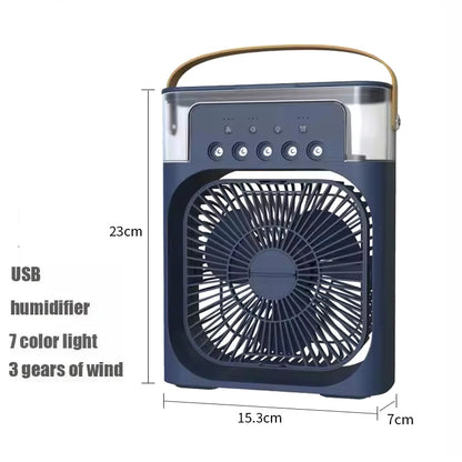 IceBreeze – Personal Mini Evaporative Air Cooler &amp; Humidifier with 7 LED Colors | Rechargeable &amp; Portable&nbsp;