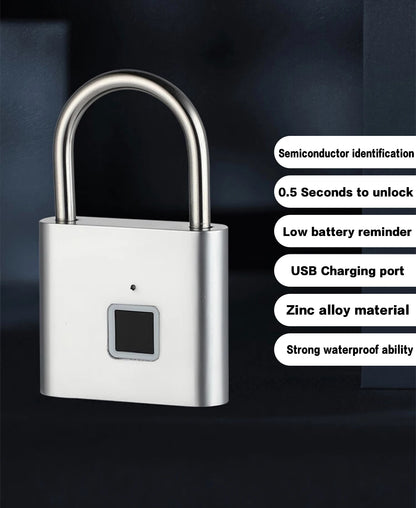 LockGuard P2 – Smart Fingerprint Padlock for Secure Everyday Use