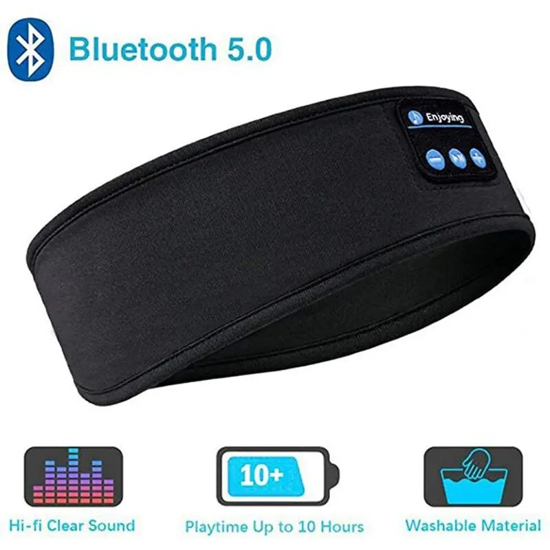 SilentBeats – Wireless Bluetooth 5.0 Headband Headphones with Active Noise Cancellation