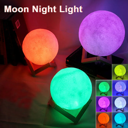 LunaGlow – Mini Moon LED Night Light