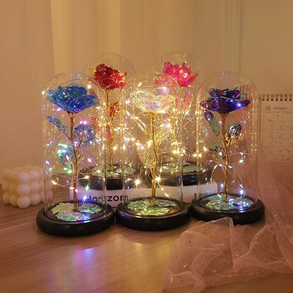 The Flower of Love – LED Light-Up Rose for Romantic &amp; Elegant Decor