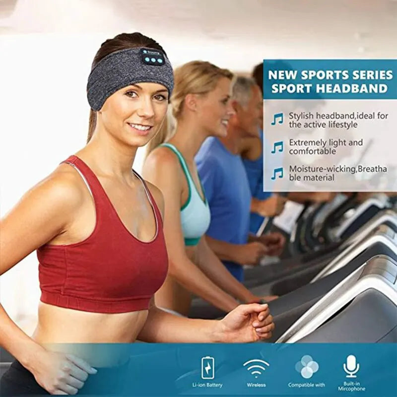SilentBeats – Wireless Bluetooth 5.0 Headband Headphones with Active Noise Cancellation