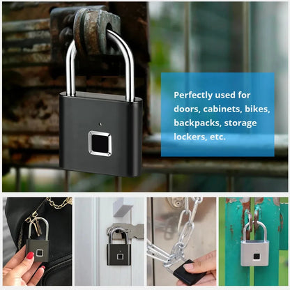 LockGuard P2 – Smart Fingerprint Padlock for Secure Everyday Use