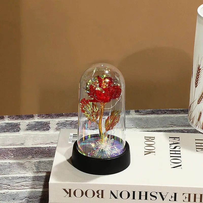 The Flower of Love – LED Light-Up Rose for Romantic &amp; Elegant Decor