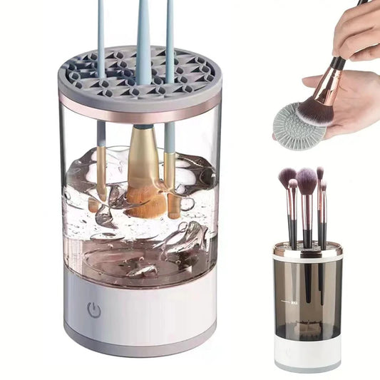 GlowClean – Automatic Electric Makeup Brush Cleaner for Effortless, Deep Cleaning