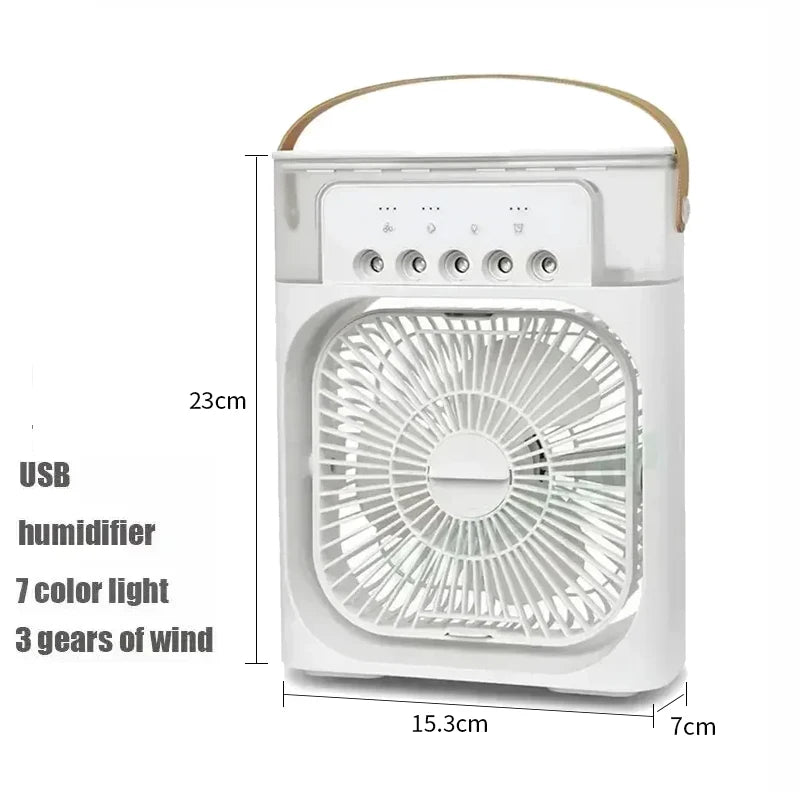IceBreeze – Personal Mini Evaporative Air Cooler &amp; Humidifier with 7 LED Colors | Rechargeable &amp; Portable&nbsp;
