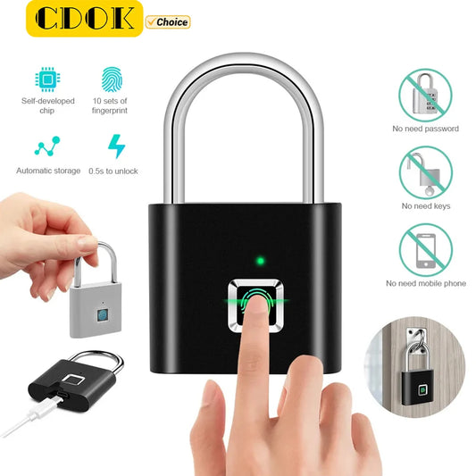 LockGuard P2 – Smart Fingerprint Padlock for Secure Everyday Use